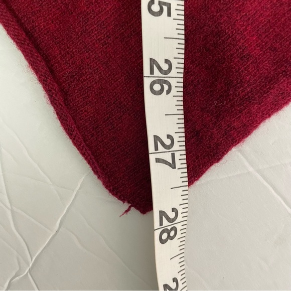 Banana Republic Red Lambs Wool Cardigan Sweater Vest Size XS - Picture 9 of 9